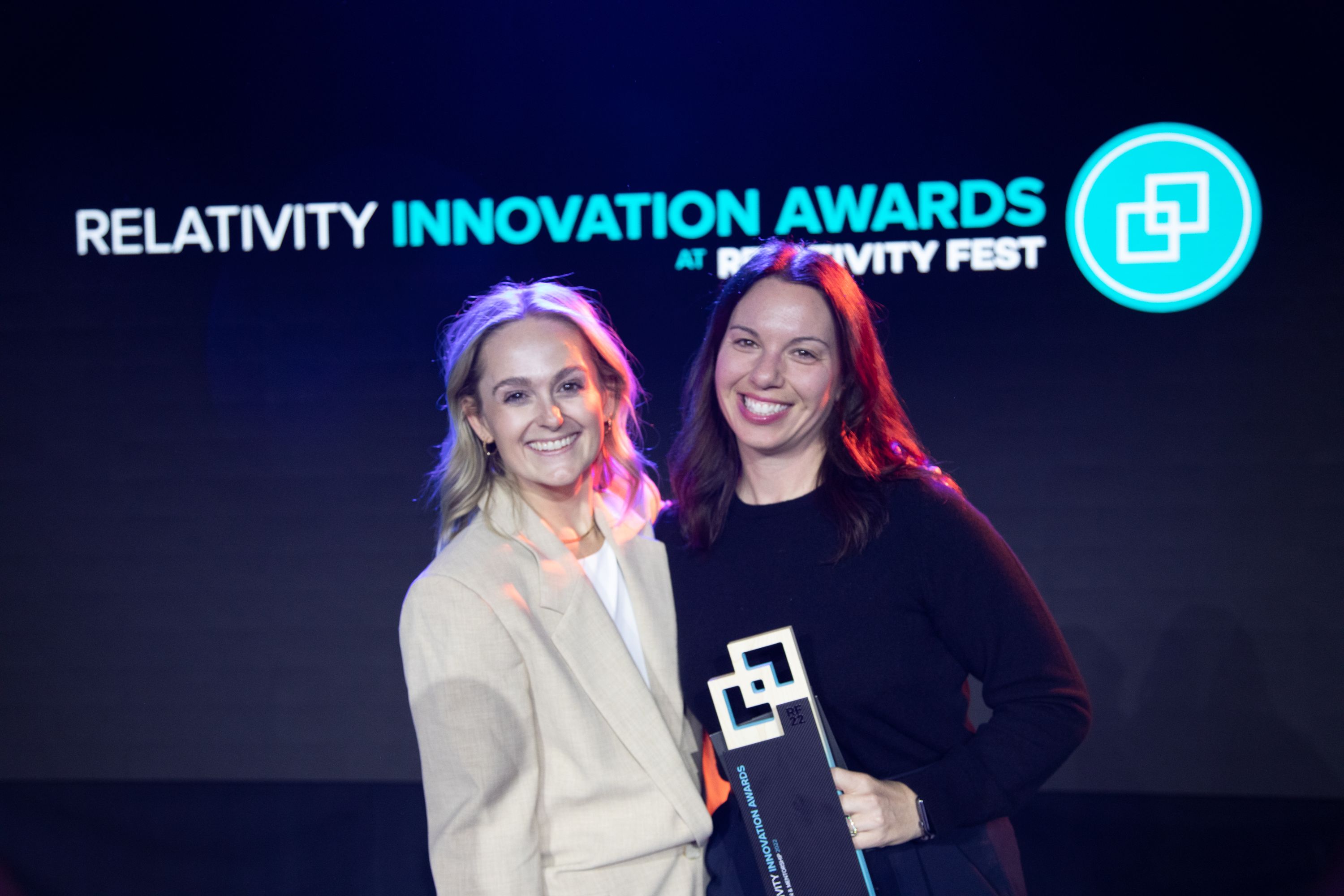 Lauren Roso at the Relativity Innovation Awards