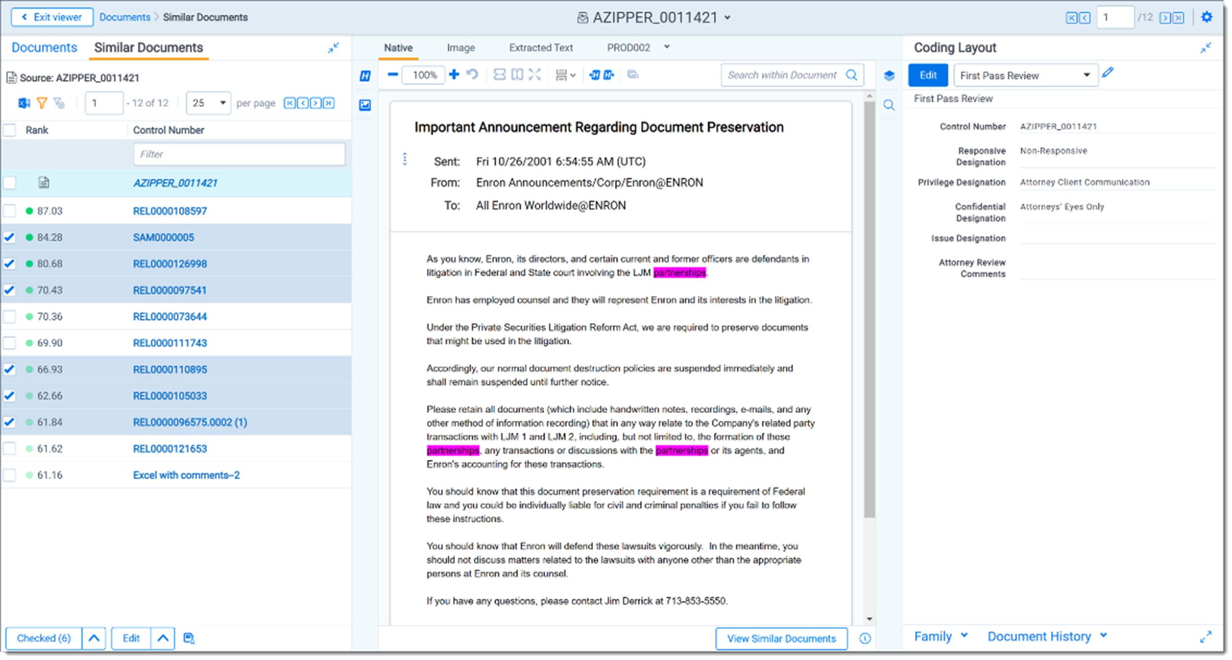 Relativity Server | Optimized viewer screenshot