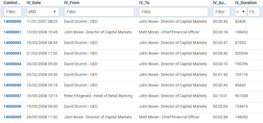 Intelligent Audio / Video Player - Anglo Irish Bank files screenshot