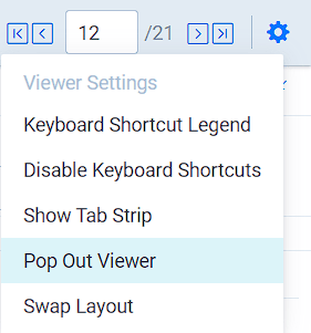 Intelligent Audio / Video Player - pop out viewer screenshot