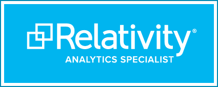 Relativity Analytics Specialist badge