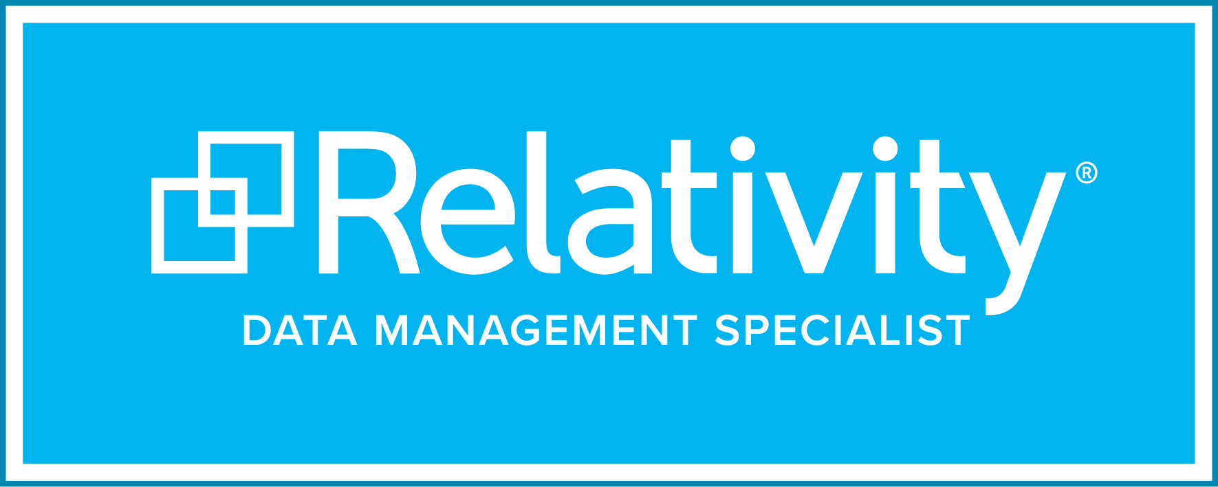 Relativity Data Management Specialist badge