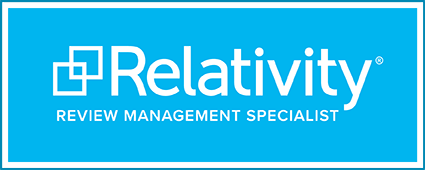 Relativity Review Management Specialist badge