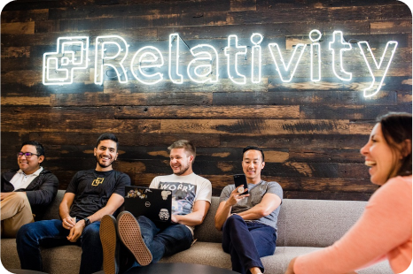 Relativians socializing at the office