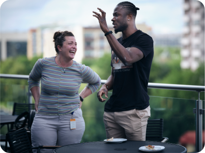 Relativians socializing