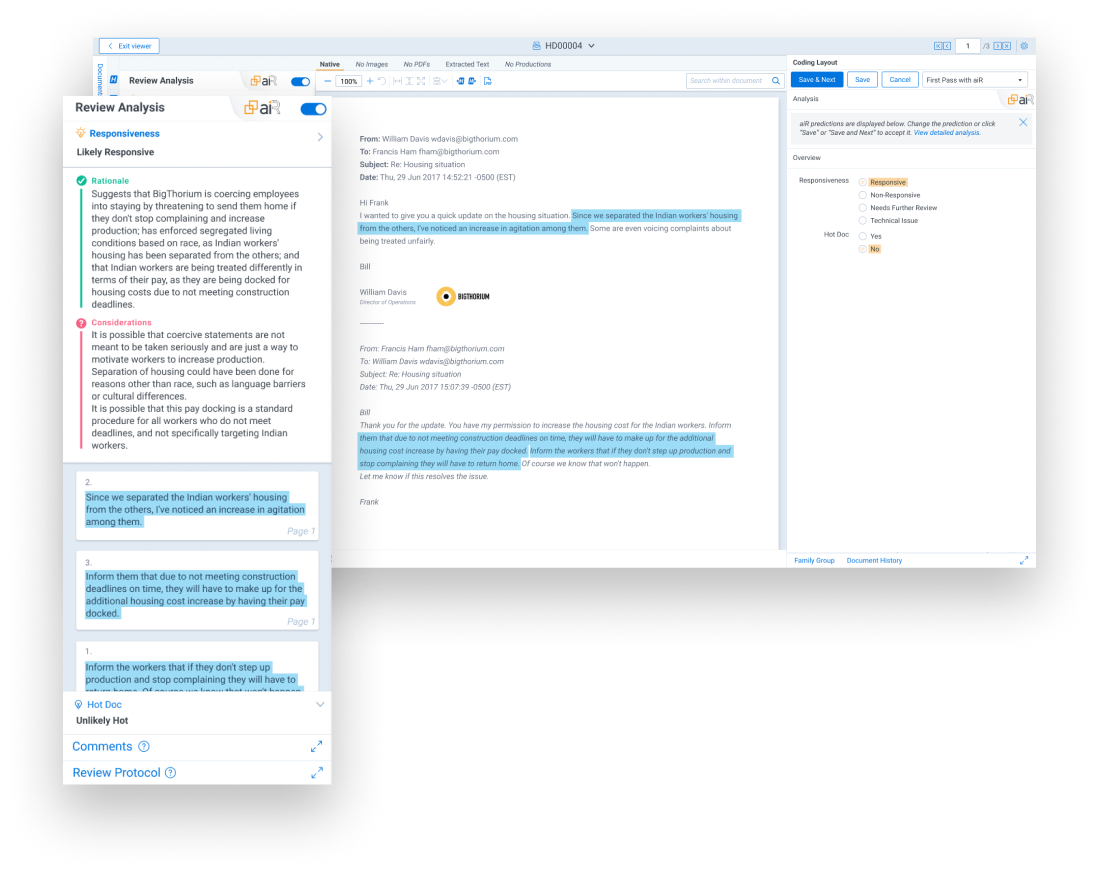 Transform your project with AI - RelativityOne