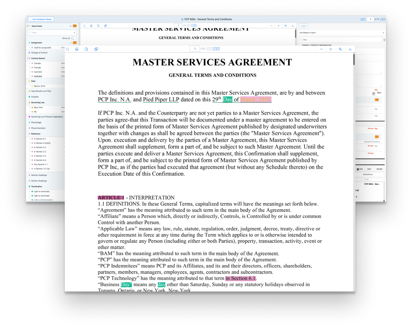 Contracts - Text and Image Viewers Screenshot