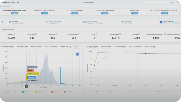 Review Center: Accelerate Review with AI