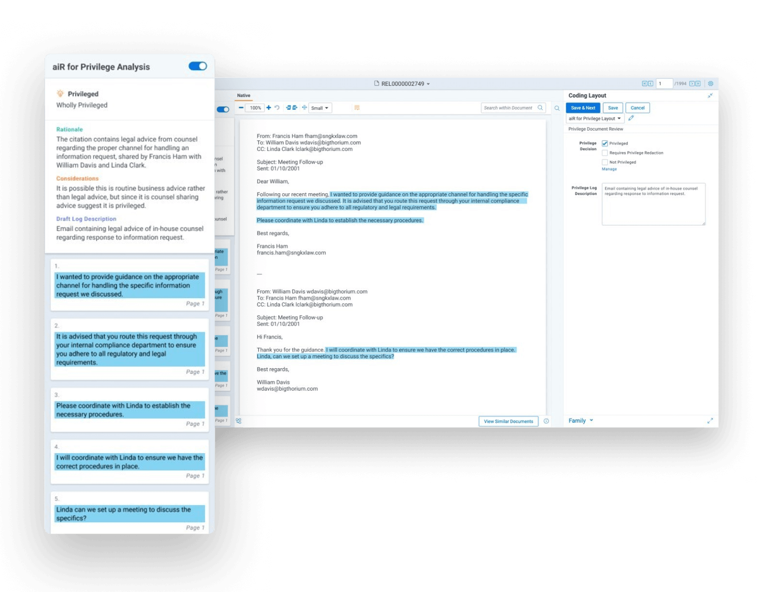 Smarter Privilege Log Creation | Second Requests in RelativityOne