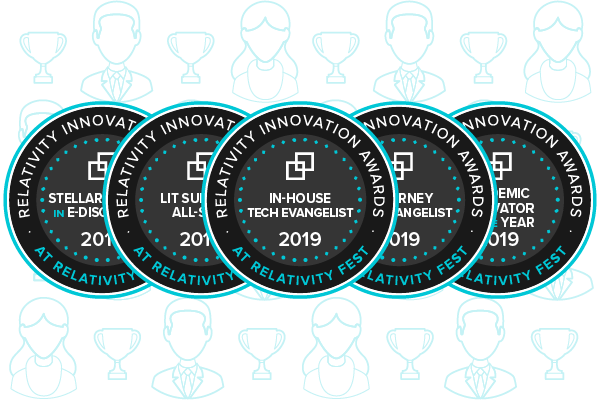 Back for Round 2: Innovation Awards 2019 Individual Candidates Icon - Relativity Blog