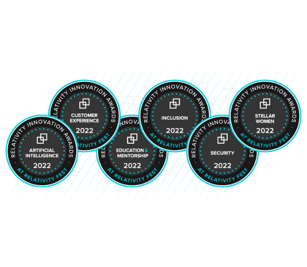Celebrate, Connect, and Vote for the 2022 Innovation Award Finalists Icon - Relativity Blog