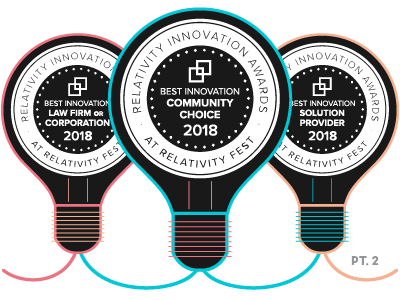 Relativity Innovation Awards Turn 5: How the Community is Innovating This Year [Part 2] Icon - Relativity Blog